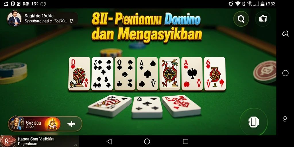 Tampilan gameplay <strong>8II</strong> yang menarik dan seru dalam permainan Domino.