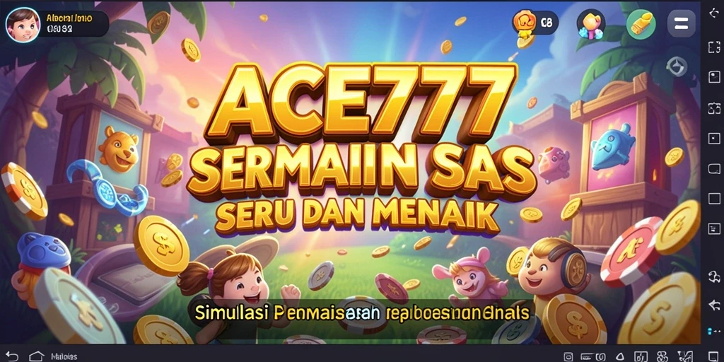 Tampilan gameplay ACE777 yang mengesankan dalam simulasi yang realistis.