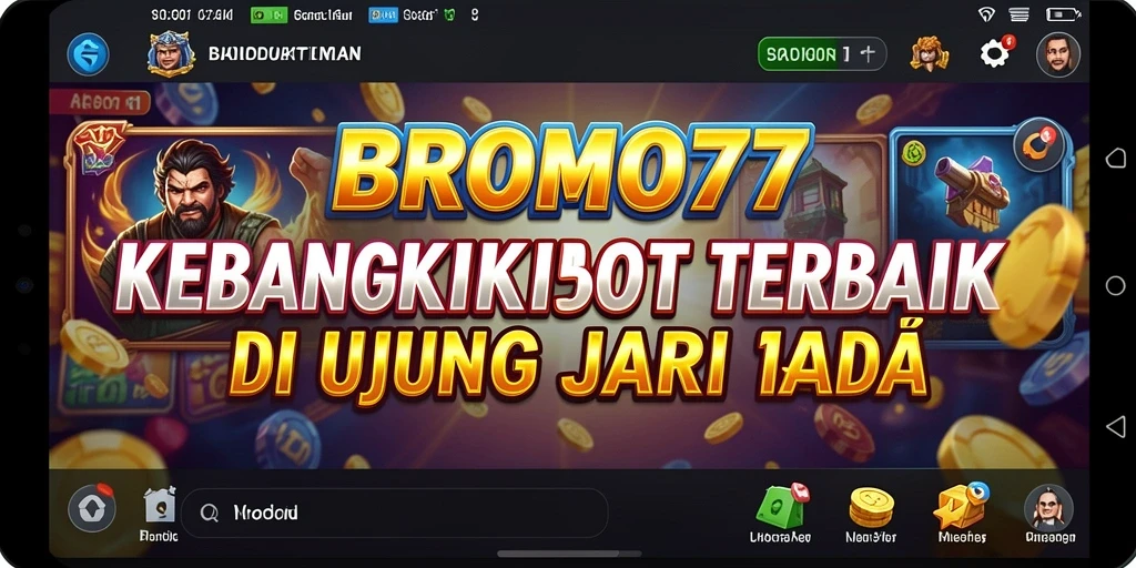 Tampilan gameplay slot BROMO77 yang menegangkan dan menarik.