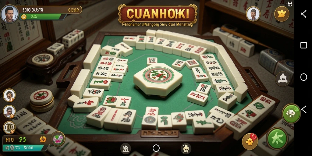 Gameplay seru Mahjong dengan grafis menarik di CUANHOKI.