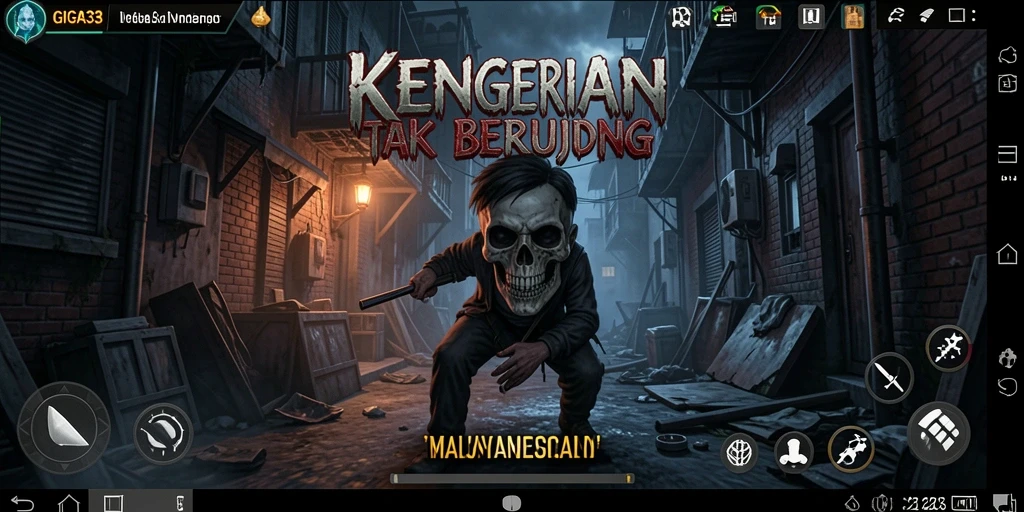Gameplay menegangkan dengan suasana horor yang mencekam.