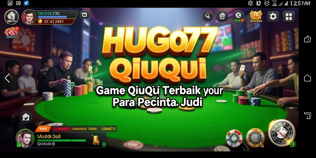 Tampilan gameplay QiuQiu yang seru dan interaktif.