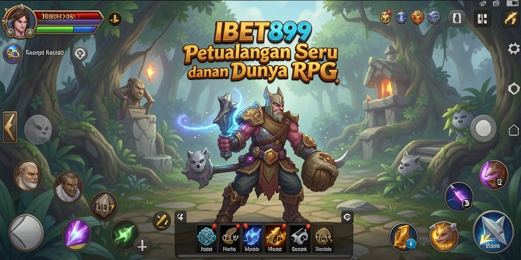 Tampilan menakjubkan dari gameplay RPG di IBET899.