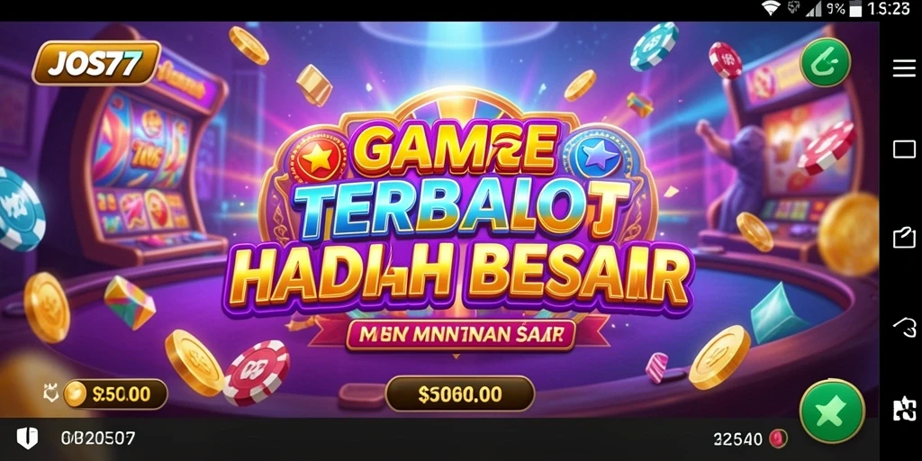 Tampilan gameplay JOS77 yang menarik dengan berbagai tema slot.