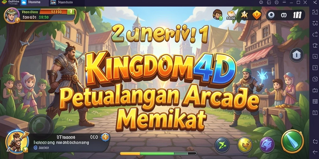 Screenshot KINGDOM4D menampilkan aksi gameplay Arcade yang seru.