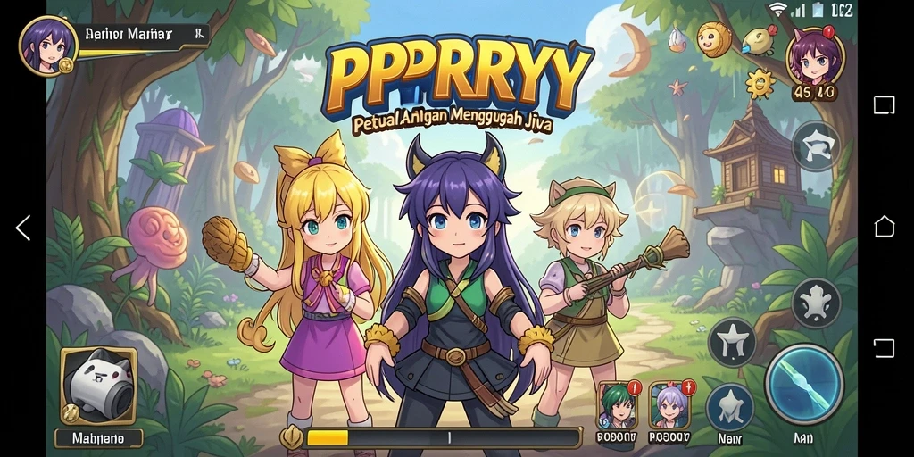 Tampilan gameplay menakjubkan dan penuh aksi dari PPRRYY.
