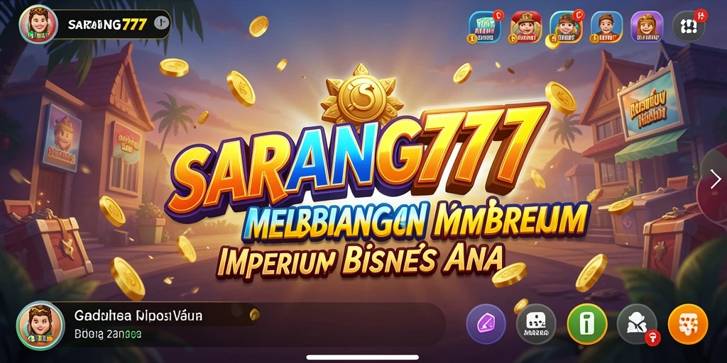 Tampilan gameplay <strong>SARANG777</strong> dengan elemen bisnis yang menarik.