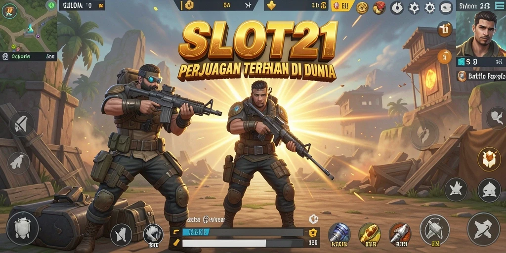 Gameplay mendebarkan dengan aksi Battle Royale yang intens.