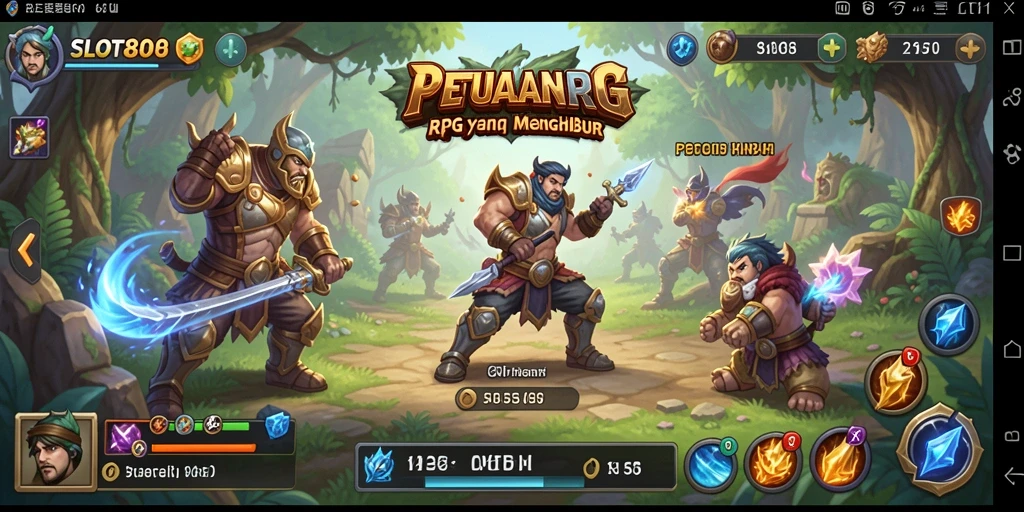 Tampilan gameplay RPG SLOT8808 yang seru dan menantang.