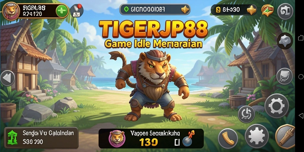 Tampilan permainan Idle yang menawan di TIGERJP88.